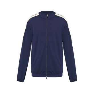 Moncler Heren, Sweatshirts & Hoodies, Blauw, Maat: XL