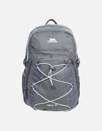 Trespass Albus 30 Litre Casual Rucksack/Backpack - Black/Grey - Size: ONE size