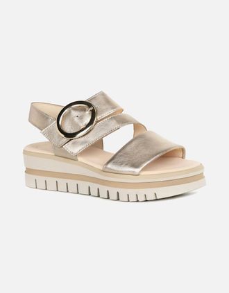 Gabor Womens Amarillo Womens Sandals - Gold - Size: 3.5