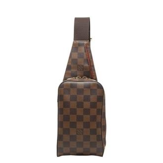 Louis Vuitton Pre-owned Cross Body Bags, male, Brown, Size: ONE SIZE Pre-owned Damier Shoulder Sling Bag