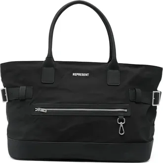 Represent Borsa tote con fibbia - Nero