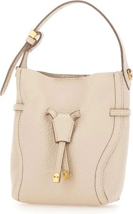 Gianni Chiarini Sienna Bucket Bag - Dames - Schoudertassen - Wit - ONE Size - Leer - Tassen
