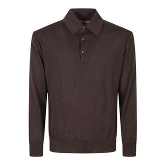 Herno Tops, Heren, Bruin, XL, Katoen, Herno Truien