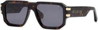 Philipp Plein SPP230 722Y Mens Sunglasses Tortoiseshell Size 58