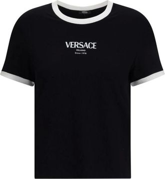 Versace Donna, Top, Nero, M, new