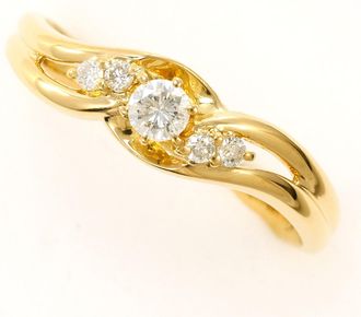 C&A Yellow Gold Yellow Gold (18K) Band Ring (Pre-Owned)