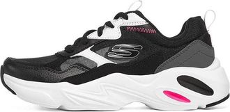 Skechers (WMNS) Skechers Stamina Airy Low-Running Shoes Black/White 896003-BKW