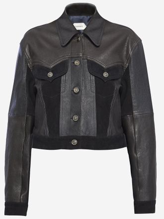 Versace leren jack