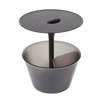 Alessi End table Pick-Up - Black - Zamac - Designer Jakob Wagner
