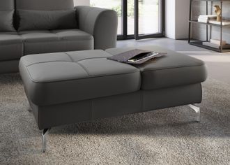 Sit&more Hocker »Bendigo« mit Klappfunktion, Bodenfreiheit 12 cm, wahlweise in 2 Fussfarben