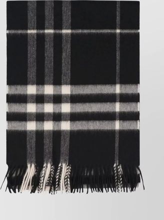 Burberry checked cashmere scarf