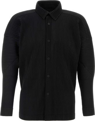 Homme Plissé Issey Miyake Black Polyester Shirt
