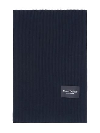 Marc O'Polo ribbed-knit scarf - Blue