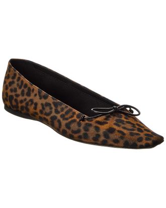 Saint Laurent Poppy Grosgrain Flat