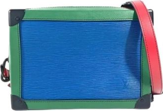 Louis Vuitton Pre-owned Pochette Schoudertas - unisex - Vintage Schoudertas - Blauw - ONE Size - Leer - Vintage