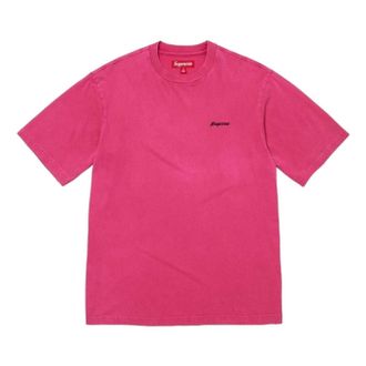 SUPREME SS26 Washed S/S T-Shirt Magenta SUP-SS26-306-PNK