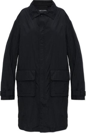 Yohji Yamamoto Jas met Zakken - Heren - Parka Jassen - Zwart - XS - Jassen