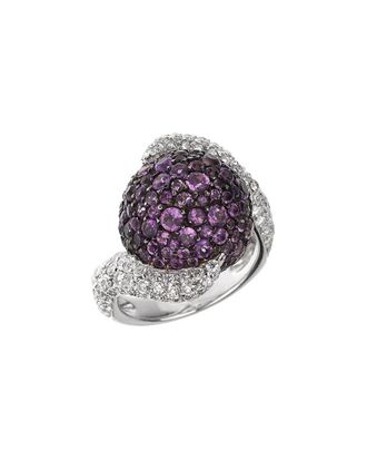 De Grisogono De Grisogono 18K 5.50 ct. tw. Diamond & Amethyst Ring (Authentic Pre-Loved)