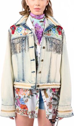 Aratta Country Queen Jacket In Washed Denim