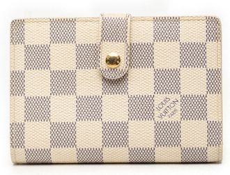 Louis Vuitton White Pvc Leather Wallet (Bi-Fold) (Pre-Owned)