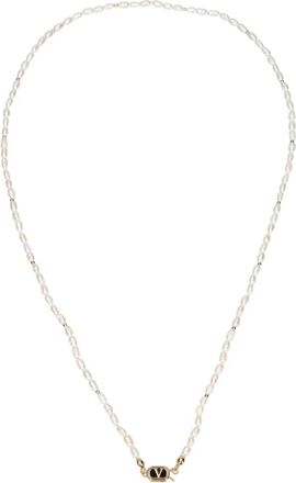 Valentino Garavani Metalen Ketting - Dames - Kettingen - Wit - ONE Size - Accessoires