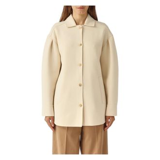 Maison Margiela Jassen, Dames, Beige, M, Gebreid Jasje Donna MM