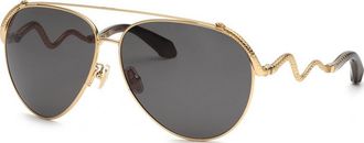 Roberto Cavalli Womens SRC090M650300 SRC090M 65 0300 Sunglasses - Rose Gold - One Size