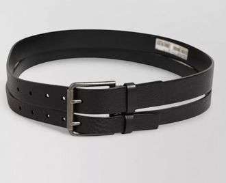 Dolce & Gabbana leather double strap belt