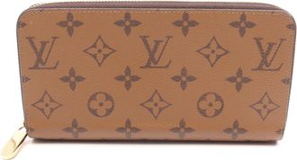 Louis Vuitton Brown Pvc Long Wallet (Bi-Fold) (Pre-Owned)