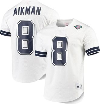Mitchell & Ness T-shirt NFL Cowboys Troy Aikman - Bianco