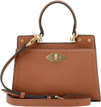 Pourchet Trianon PM - Dames - Handtassen - Bruin - ONE Size - Leer - Tassen