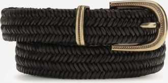 Brunello Cucinelli Braided stretch leather Belt Female S