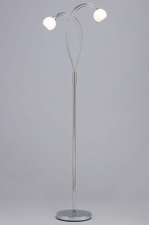 BHS Soni Floor Lamp in Metallic Silver