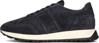 Nubikk Blauwe Su&egrave;de Heren Sneakers Stijlvolle Winter - Heren - Sneakers - Blauw - 43 EU - Su&egrave;de - Schoenen
