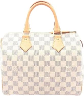Louis Vuitton Pre-owned Handbags, female, White, Size: ONE SIZE Pre-owned Speedy 25 Handbag