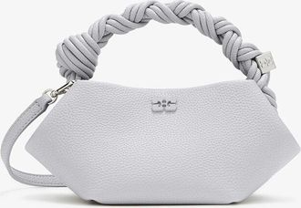 Ganni Quiet Gray Mini Bou Bag in Grey