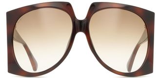 Max Mara MM0023 52F Womens Sunglasses Tortoiseshell Size 65