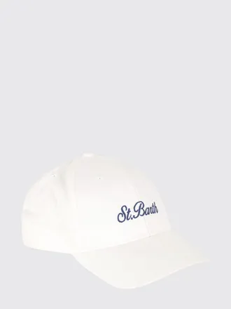 MC2 Saint Barth Cotton Baseball Cap with Embroidered Logo and Slogan