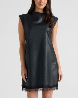 Ellen Tracy Womens Padded Shoulder Short Dress