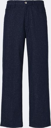 Auralee Pantalones anchos de seda
