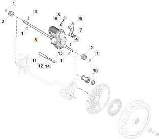 STIGA Sports Transmision Electrica Gt-me 512(72v)mcs50/cr Original Stiga - 118400992/0