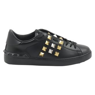 Valentino Rockstud Untitled Trainers - male - Valentino - Sneakers - Black - 6 1/2 UK - Shoes