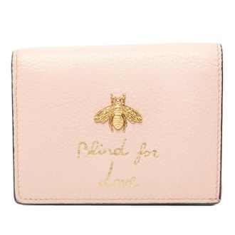 Gucci Pink Leather Wallet (Bi-Fold) (Pre-Owned)