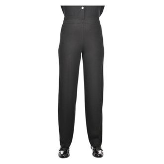 Gran Sasso Straight Trousers, female, Black, XS, Pantalone