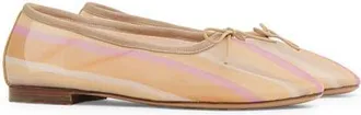 Mansur Gavriel Dream Mesh Ballerina Flat in Sunset Multi at Nordstrom, Size 39.5