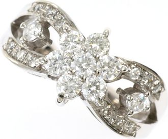 C&A White Gold White Gold (18K) Band Ring (Pre-Owned)