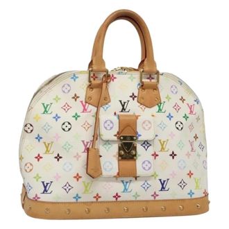 Louis Vuitton Pre-owned Vintage Canvas Handtas - Dames - Pre-owned - Wit - Maat: ONE Size