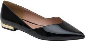 Linea Paolo Nasya Pointed Toe Flat in Black at Nordstrom Rack, Size 8.5