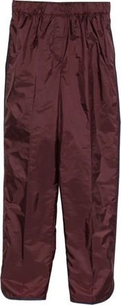 Prada Re-Nylon elasticated-waist trousers - Bruin