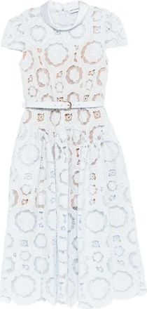 Self Portrait Selbstportr&auml;t-Midikleid mit floraler Spitze